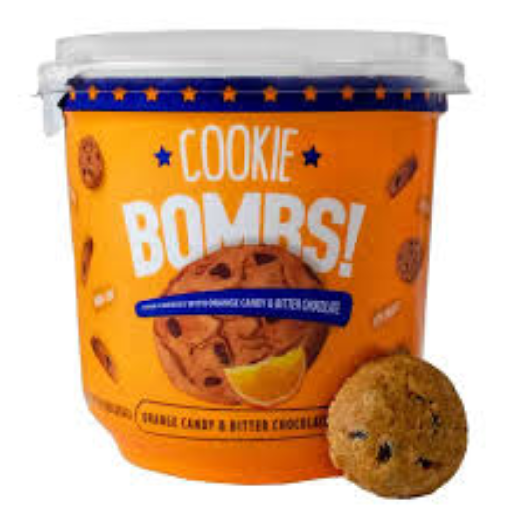 COOKIE BOMBS WITH ORANGE & CHOCOLATE 80G